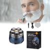 Electric Shaver With Magnetic Rotation Heads Rechargeable For Men Grooming