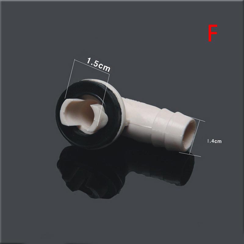 Air Conditioner Ac External Unit Drain Hose Connector Elbow Fitting With Rubber Ring