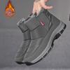 Winter Men's Snow Boots Waterproof Warm Plush Anti Slip Outdoor Hiking Boots Men Sports Shoes