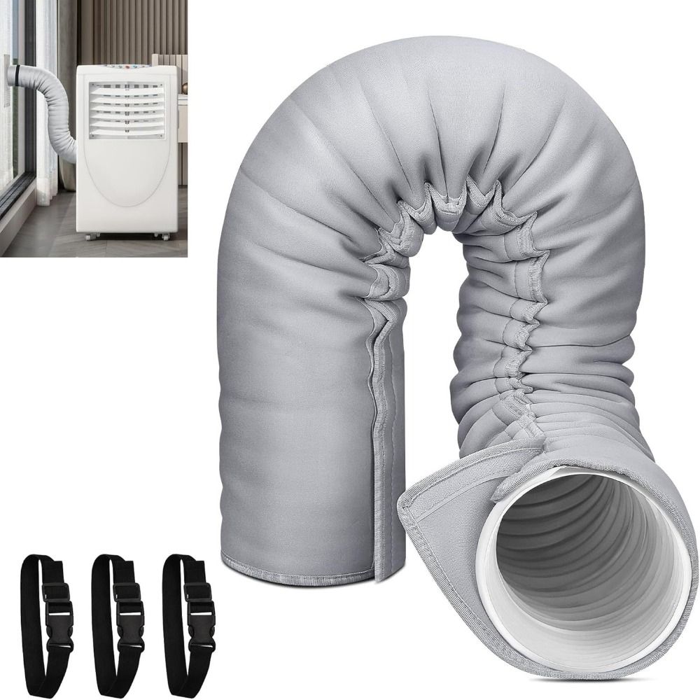 Dustproof Air Conditioner Hose Cover Waterproof Exhaust Hose Wrap  For 5" & 5.9" Exhaust Hoses