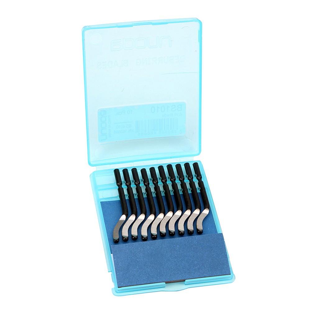 Newest Deburring Tools Deburr Blade Deburr Blades Deburring Remover Hand Tools Handle High Speed Steel RB1000 With 10pcs Rotary China Mainland