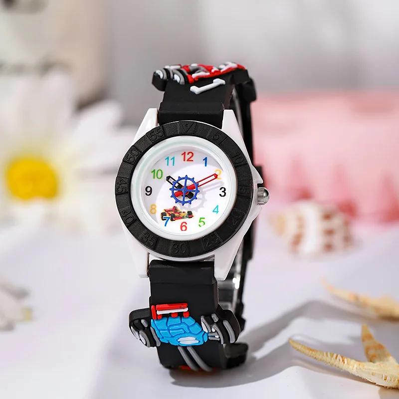 Fashion Children Watches Silicone Quartz Wristwatch Birthday Gift Kid Girl Boy Study Time Girl Watch Reloj Kids Watches Boys