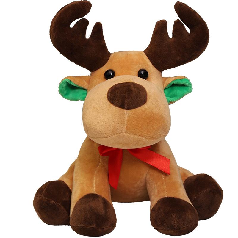 Xmas Elk Stuffed Plush Playthings Xmas Tree Plush Dolls Noel Navidad Desktop Ornament Merry Xmas Decors Designed For Children Gifts