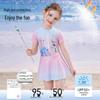 Disney Girls' One-Piece Skirt Swimsuit D36544S2F