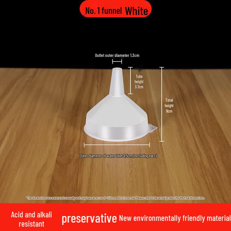 Extra Large Red Plastic Filter Funnel