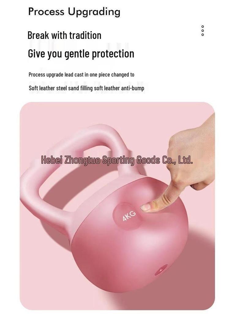 Kettlebell Morbido da 5 kg per Donna per Fitness a Casa: Squat, Sollevamento Glutei, Attrezzatura per Allenamento della Forza