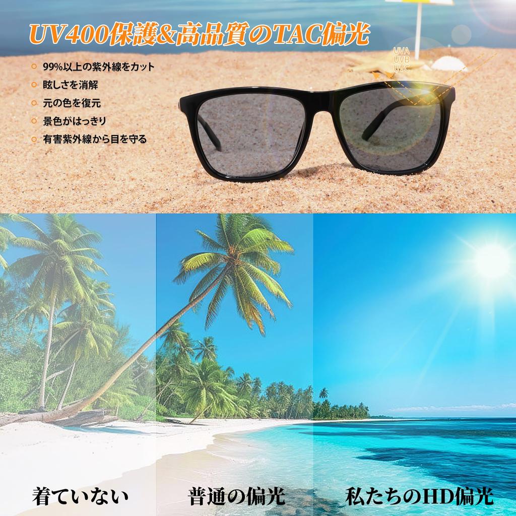 Feisedy Polarized Sunglasses for Men and UV400 for and B2296 Women, Photochromic, Color-Changing Lenses, Stylish, Lightweight, Popular, Protection,