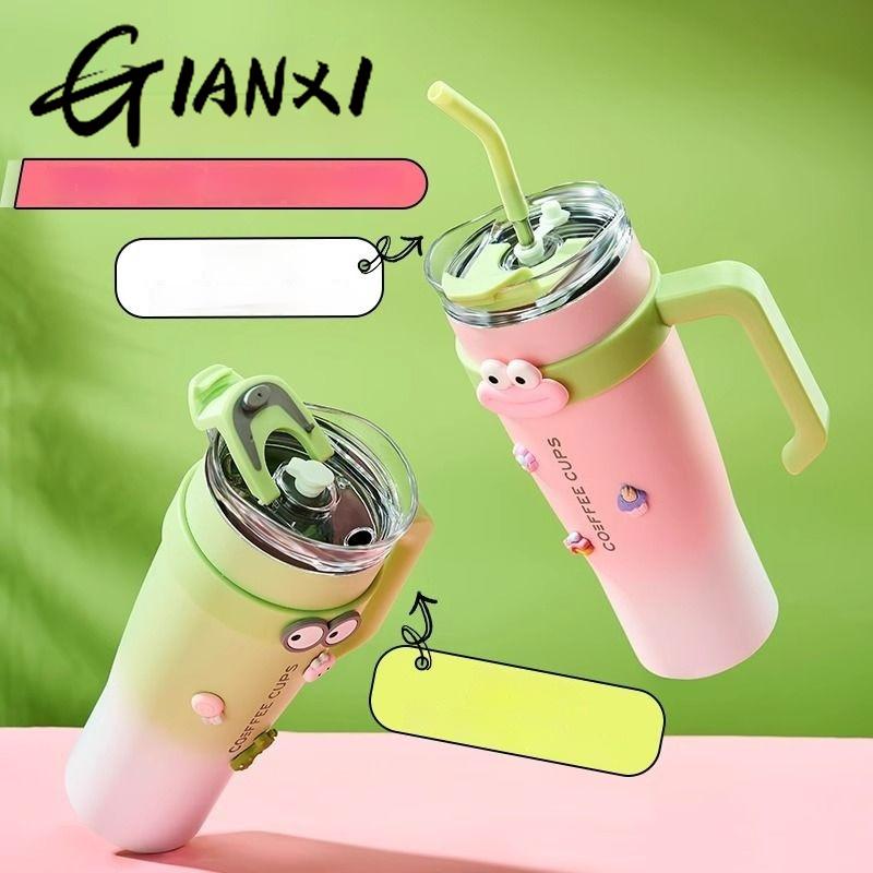 Big MAC Thermos Cup Large Capacity Ice Bullock Cup 304 Stainless Steel Water Cup Women's New  Boys Straw Cup