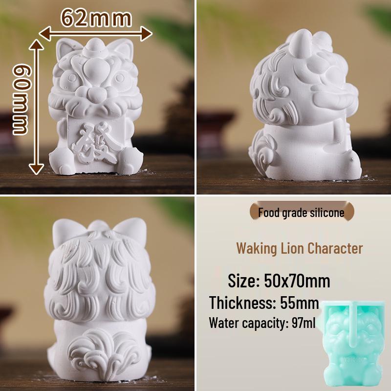 Teddy Bear Silicone Mold for DIY Crafts and Incense Stones