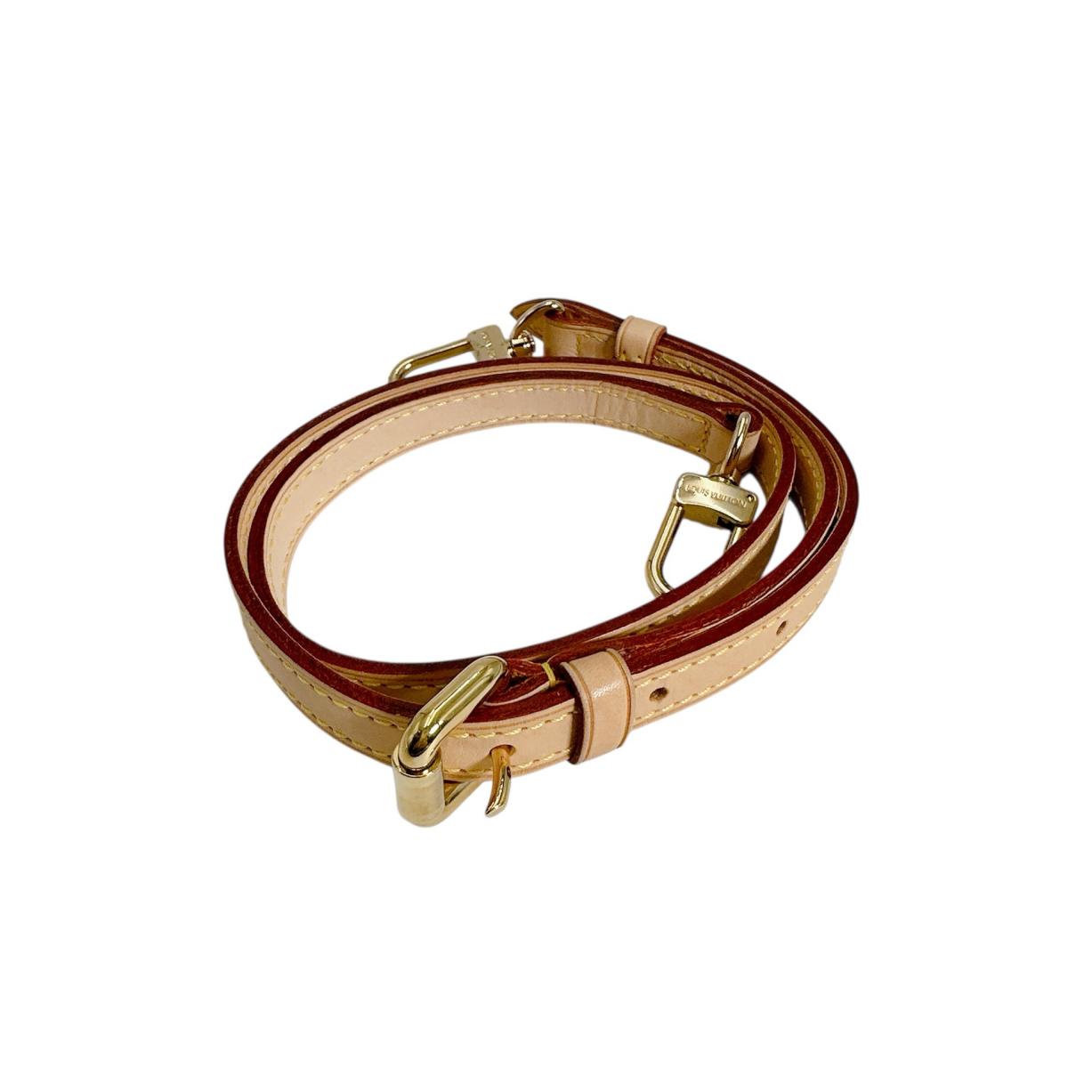 

LOUIS VUITTON Variable Bag accessories Shoulder strap Nume leather beige J52312 Used