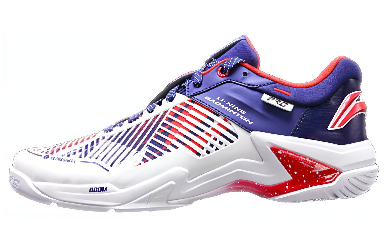 Li Ning Thunder PRO Текстиль, Синтетическая кожа Удобная амортизация Нескользящая Износостойкая Низкие AYAT009-3 40