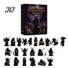 Grim Reaper Figures for Halloween Advent Calendar, 24 Day Countdown Box with Witch Ghost Funny Character Gift Set Figurines, Spooky Collectible