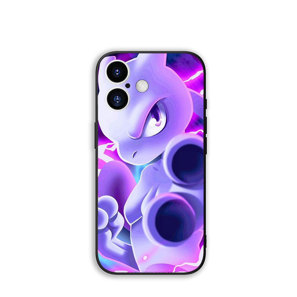 Mew Two Mewtwo P-Pokemons P-Pikachus for Motorola Moto Edge 70 60 Fusion 40 NEO Pro G56 G96 G71 G73 G52 G41 G42 G50 G51 Case