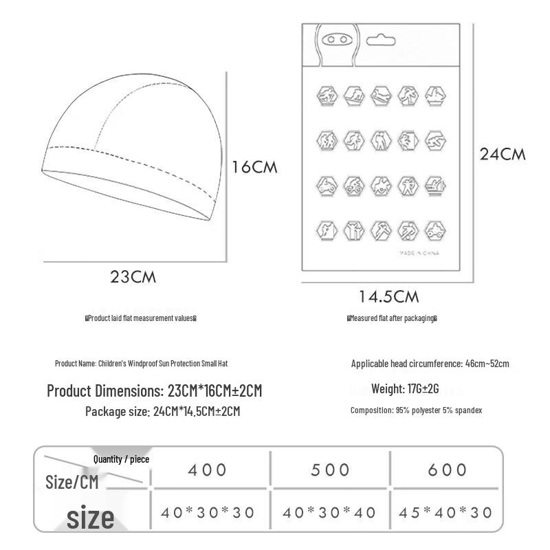 Miling Kids Breathable Cycling Helmet Cap