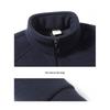TUCANO Men's Autumn/Winter Plus Size Fleece Stand Collar Zip Jacket