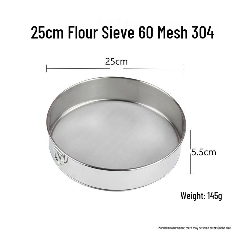 Stainless Steel Fine Mesh Flour and Sugar Sifter Tool
