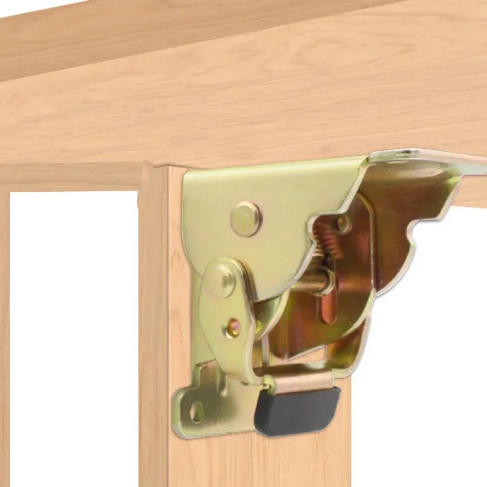 Table Leg Folding Hinge 90 Degree Hinge Extension Table Chair Bed Leg Foldable Support Brackets Furniture Hardware Accessories