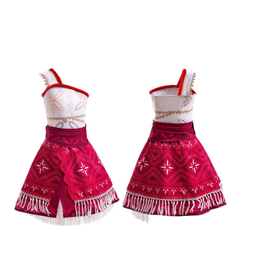 ChicFlow Moana Legend Moana Performance Costume Stage Set Costume, Ocean's Cosplay, Kids' Costume, Costume, Parties, Halloween, Christmas,