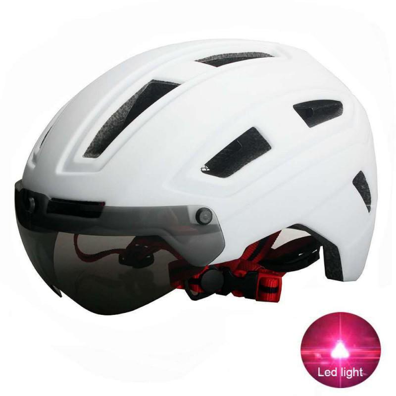 Magnetic Goggle Compatible Cycling Helmet Adults Ventilated Road Mountain Bike Unisex EPS Foam One Size