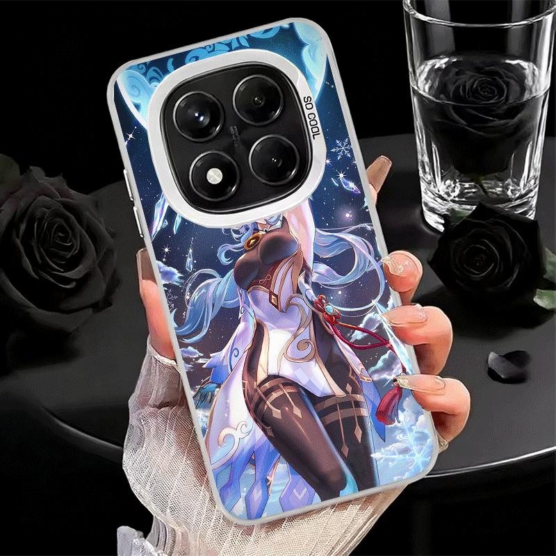 Genshin Impact Ganyu Soft Phone Case for Xiaomi Redmi Note 13 14 15 Pro Plus 12S 12 11S 11 11T 10S 10 Shockproof Cover Back Shel
