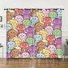 Curtain Cartoon Dinosaur Illustration Curtain Digital Printing Blackout Curtain No Punching