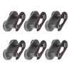 5 Sets 415 Chain Master Connecting Link 2-Stroke Motorized Bike Gas Engine Parts High Strength for Motorized Repair Modification