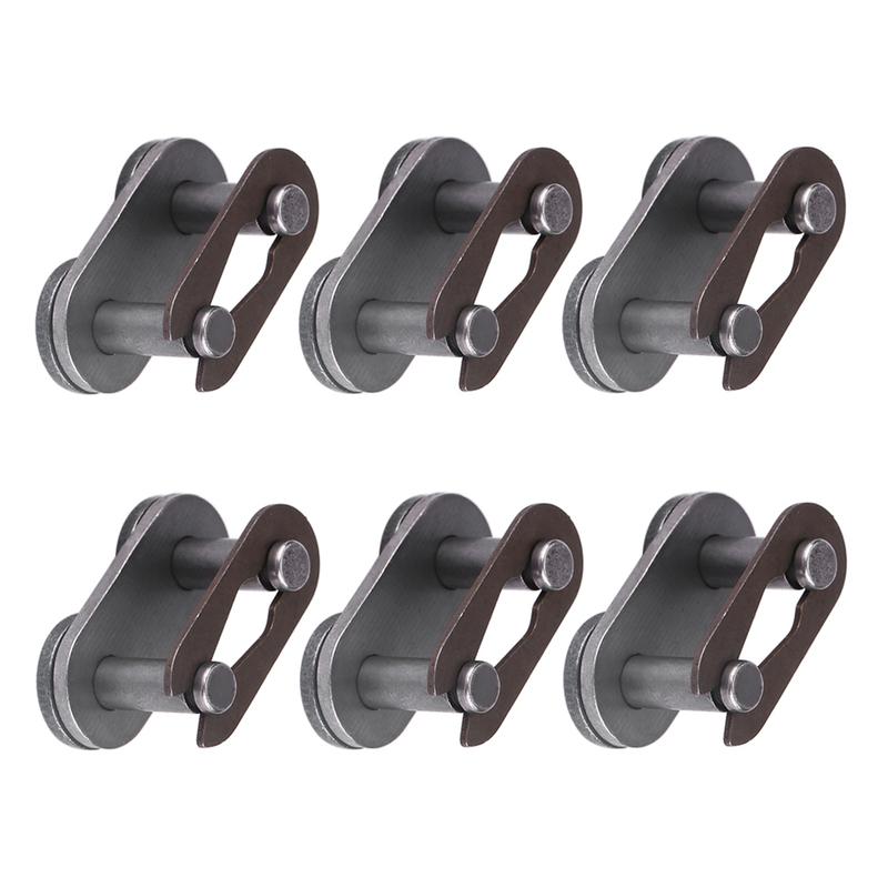 5 Sets 415 Chain Master Connecting Link 2-Stroke Motorized Bike Gas Engine Parts High Strength for Motorized Repair Modification