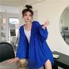 Women's White Hooded Sun Protection Cardigan - Summer 2025, Versatile Long-Sleeve, Mid-Length Loose Thin Jacket