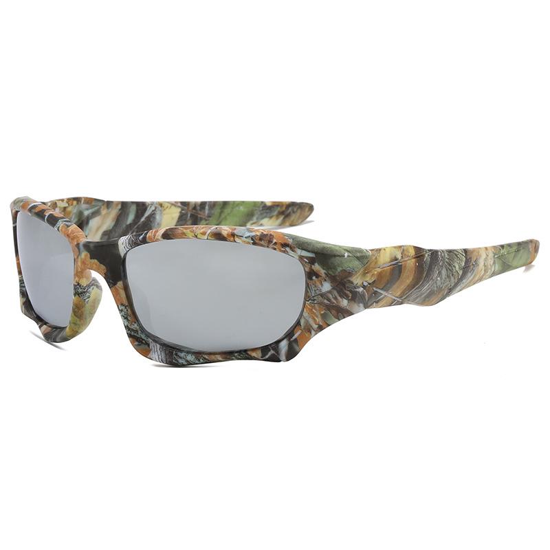 Men's Polarized Tactical Windproof Sunglasses - Military Green, Sports Style