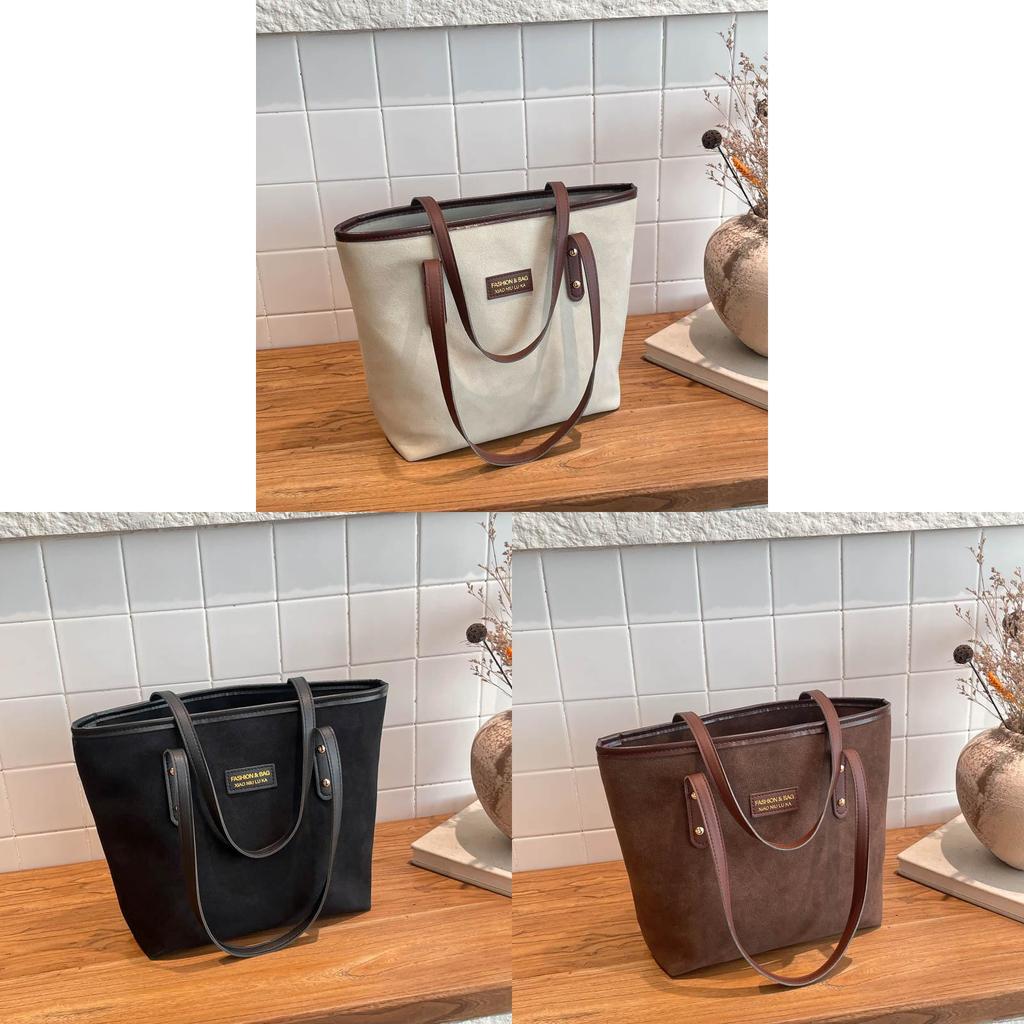 Borsa a Spalla da Donna Street Style con Tasca Interna per Telefono e Doppi Tracolla