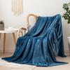 Solid Color Flannel Blanket - Cozy Air Conditioning or Office Nap Blanket