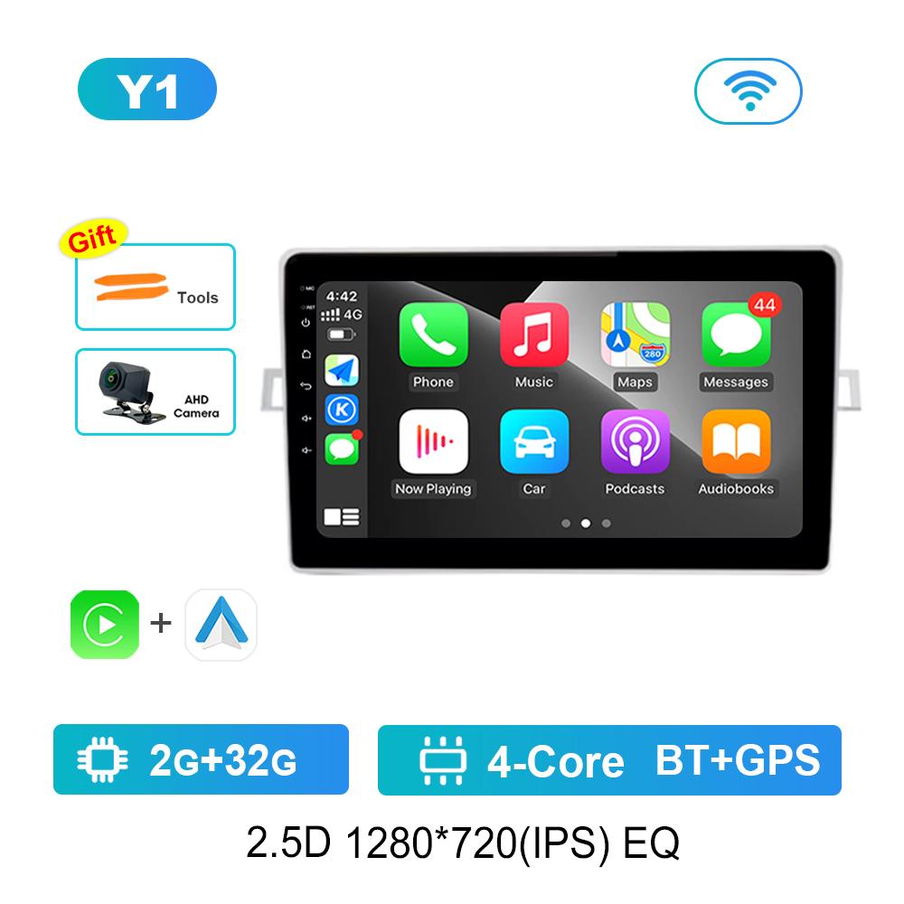 Carplay for Toyota Verso R20 2009 - 2018 Android Intelligent System GPS Navi Video Multimedia Player WiFi BT 4G Touch Screen