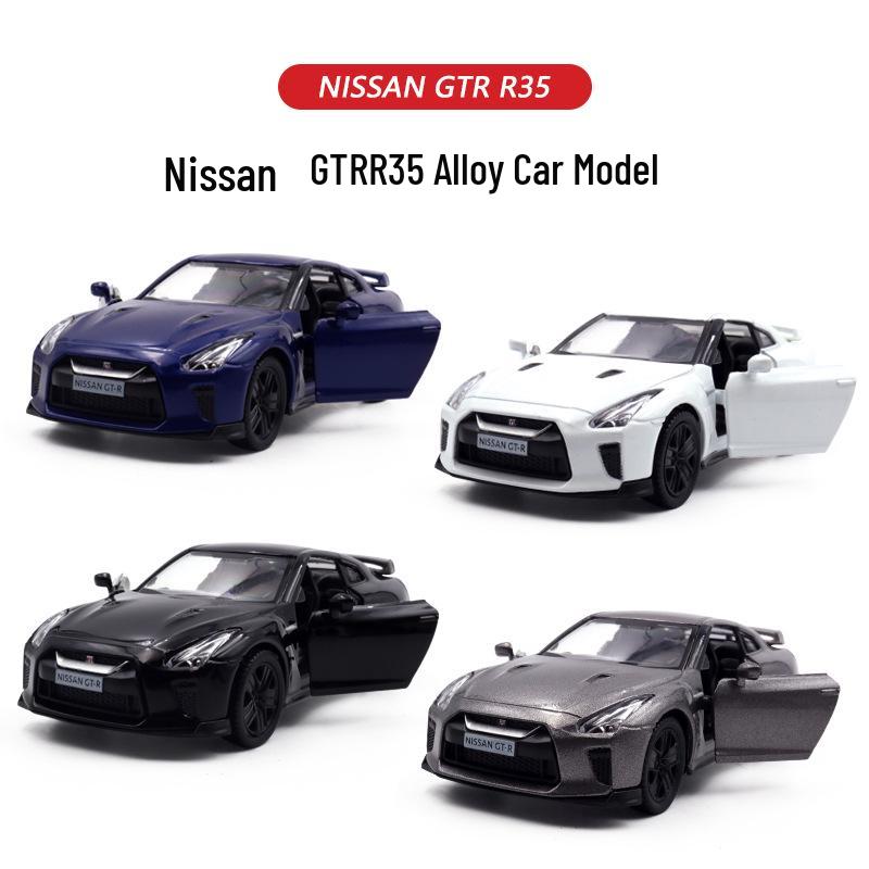 Boxed 5-inch 1:36 Nissan GTR R35 Alloy Car Model Toy & Collectible