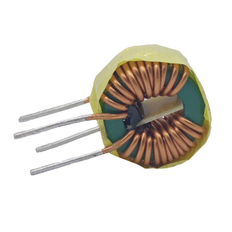 1.5mm Copper Wire, 15A Common Mode Choke, 12-Turn Bifilar Winding, 2mH Ferrite Core Coil, T25*15*10