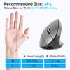 New 2.4G Dual-mode Vertical Mouse With Colorful Light Emitting Ergonomic Wireless Mute Office Game