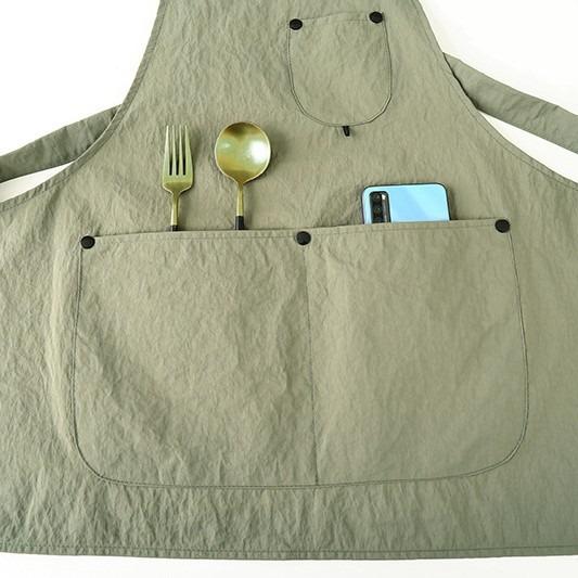 Apron for Home Kitchen Accessories Household Adjustable Shoulder Straps Work Clothes Waterproof Catering Milk Tea Shop Workwear