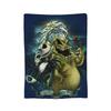 The Nightmare Before Christmas Flannel Blanket Jack And Sally Throw Blankets for Bed Sofa Couch 200x150cm Rug Piece,
