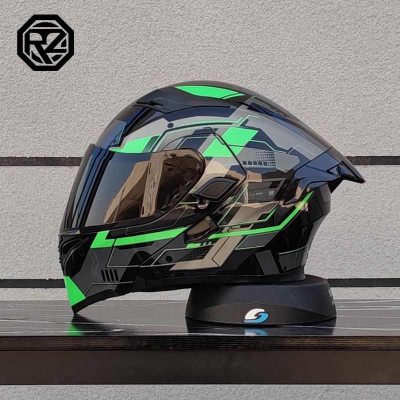 ORZ High Quality Motorcycle Full Face Helmet Four Seasons Motocross Racing Modular Flip Up Casco Moto Men Women Off Road Helmet