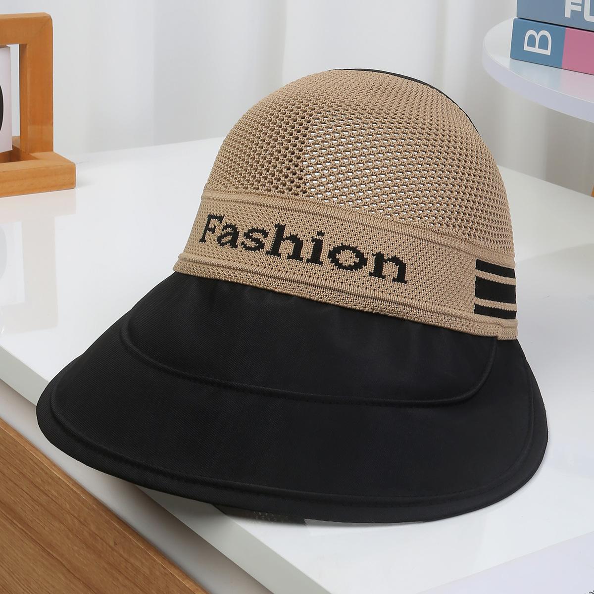 

Quality extended brim mesh top cap women s spring and summer big head circumference fashion versatile sunshade outdoor travel sunscreen cap