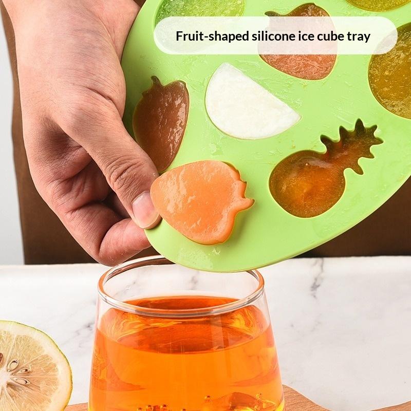3D Fruit Silicone Mold Pineapple Strawberry Orange Lemon For Candy Chocolate Baking Ice Cube Diy Soap Cake Decorating Tool
