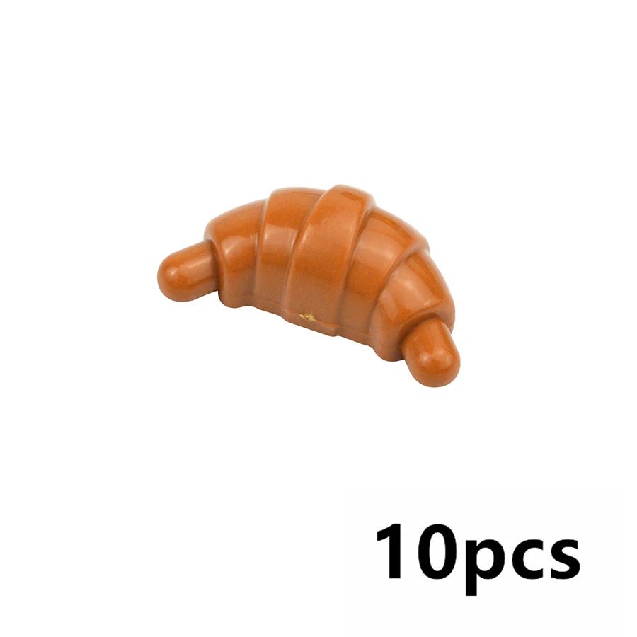 City Friends Mini Food Brick Accessories Cake Banana Carrot Fish Chicken Fries Bread Bottle Kid Toy Building Blocks DlY Gift