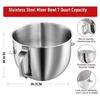 Stainless Steel Dough Mixer Bowl Dishwasher Safe Stand Mixer Bowl Mixing Bowl
