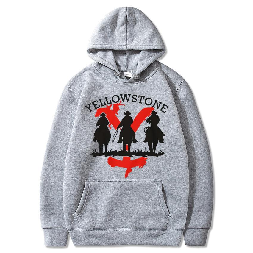 Unisex mikina s kapucňou Yellowstone Dutton Ranch Yellowstone Mikina Cool Cowboy John Dutton Kayce Dutton Grafické mikiny s kapucňou Darček pre fanúšikov