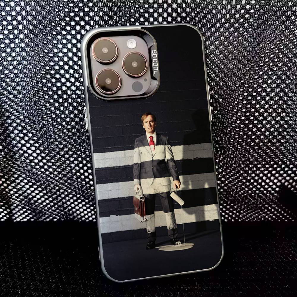 B-Better Call S-Saul Phone Case For iPhone 16,15,14,13,12,11,8,7,Pro,Max,Plus,Mini,XS,SE Anti Fall Black Matte Hard iPhone16pro