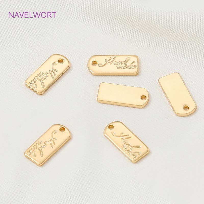 KC Gold Color Small Extension Chain Tag Charms For Jewelry Making,Charms For Jewelry,DIY Bracelet Necklace Making Accessories