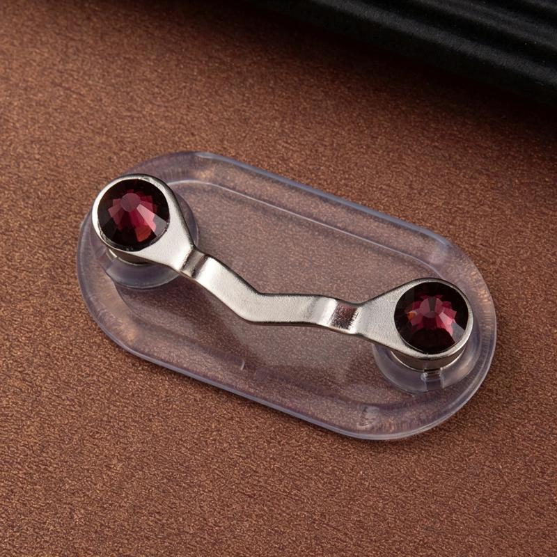 Magnetischer Brillenhalter für Sonnenbrillen Abzeichen Hängender Headset-Anstecker Langlebiger Haken Mehrzweck-Magnetclip Für Brillen Abzeichen