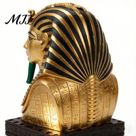 Classic Egyptian Culture Souvenir Sphinx Statue Resin Ornament, Retro Ancient Figurine, Stable Base Figurine for Office Artistic Sculpture, Miniatures