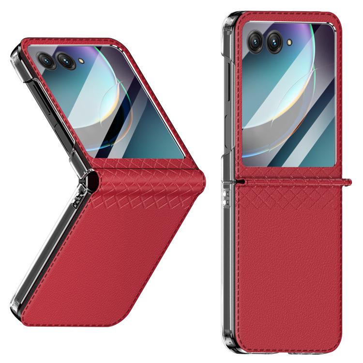 

Складной кожаный чехол для Motorola Razr40 Ultra с защитой шарнира Motorola Razr40 Ultra