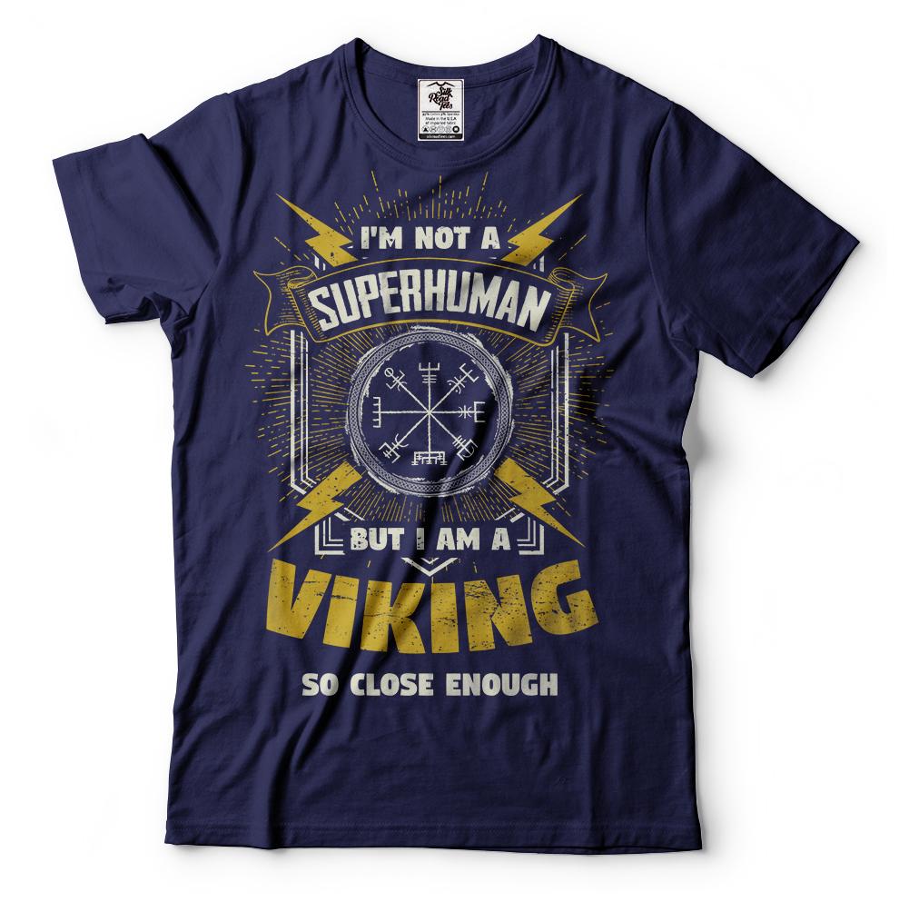 Viking Superhuman T-shirt Viking Heritage floki Ragnar Ivar Bjorn T-shirt Tee 4XL