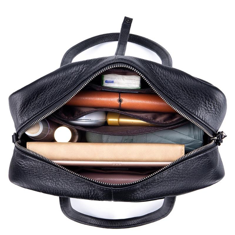Neue koreanische Version, Unterarmtasche, Rindsleder erste Schicht, tragbare Boston-Damentasche, Schulter-Umhängetasche, weiche Ledertasche für Pendler.